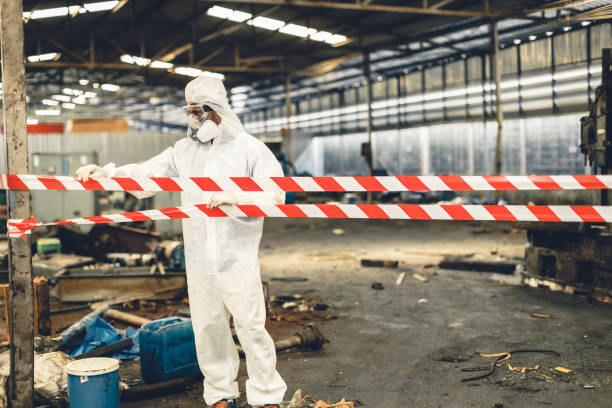 Professional Hoarding Cleanup technician working in Malabar, FL